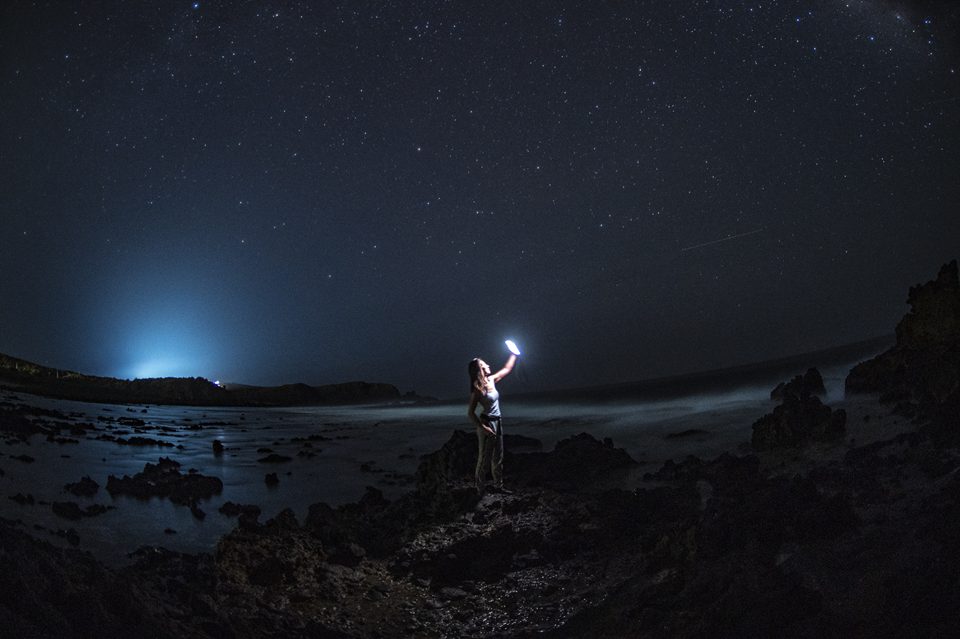 綠島紫坪的夜空與銀河
